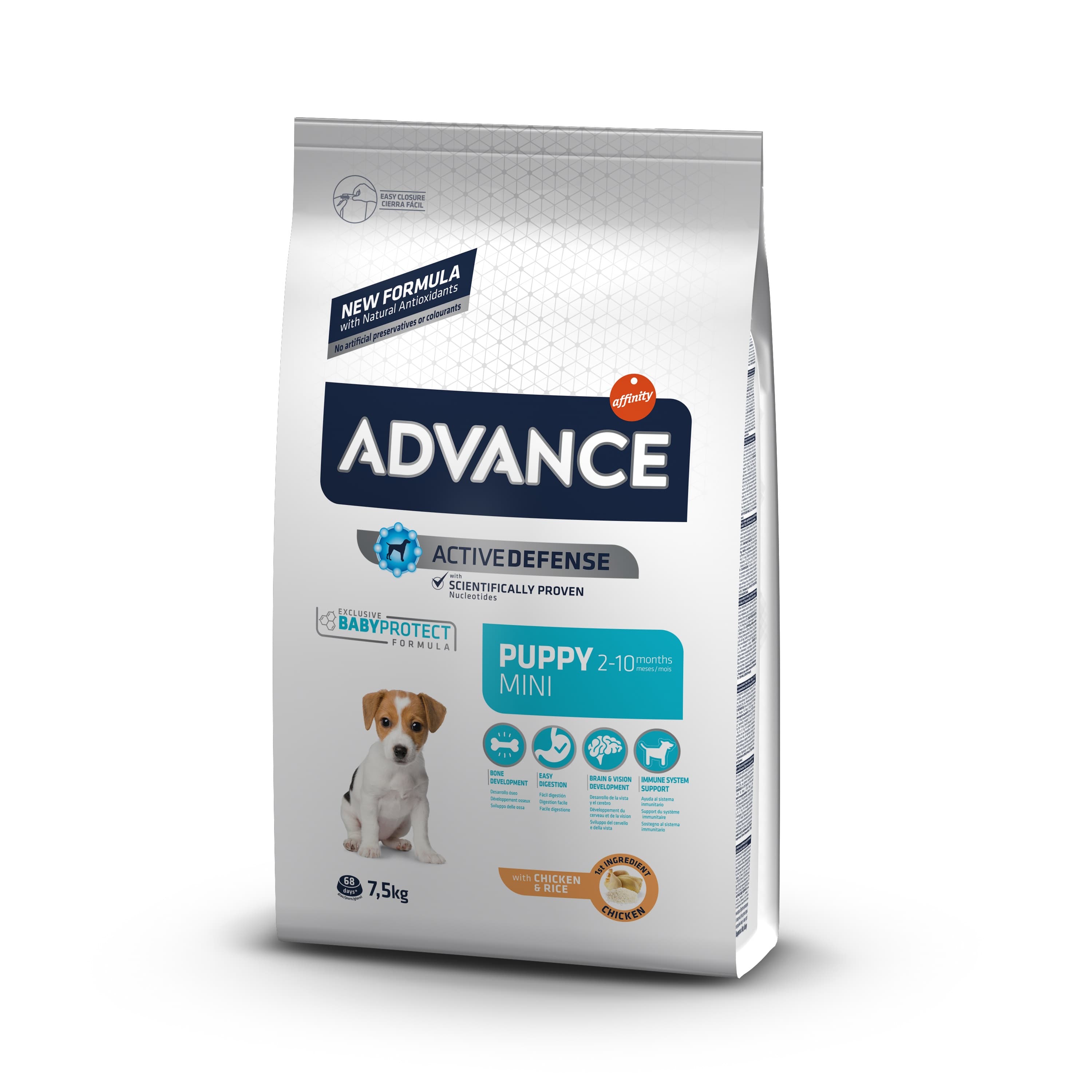 Advance Dog Mini Puppy для щенков мини пород - 7,5 кг