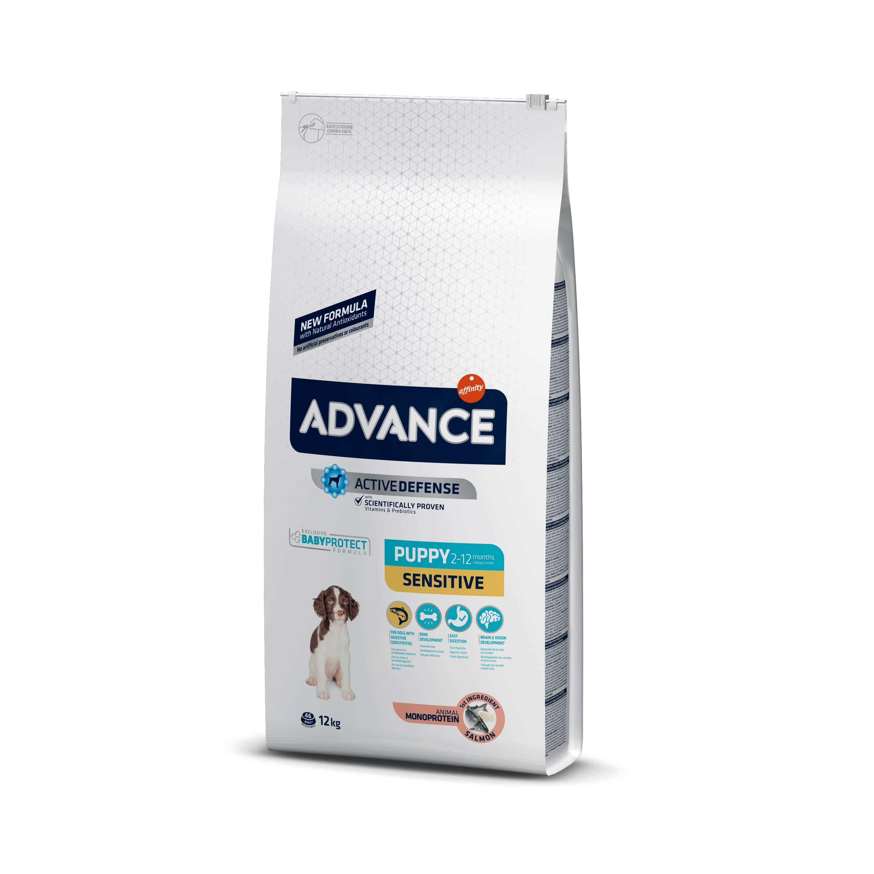 Advance Dog Sensitive для собак с лососем - 12 кг