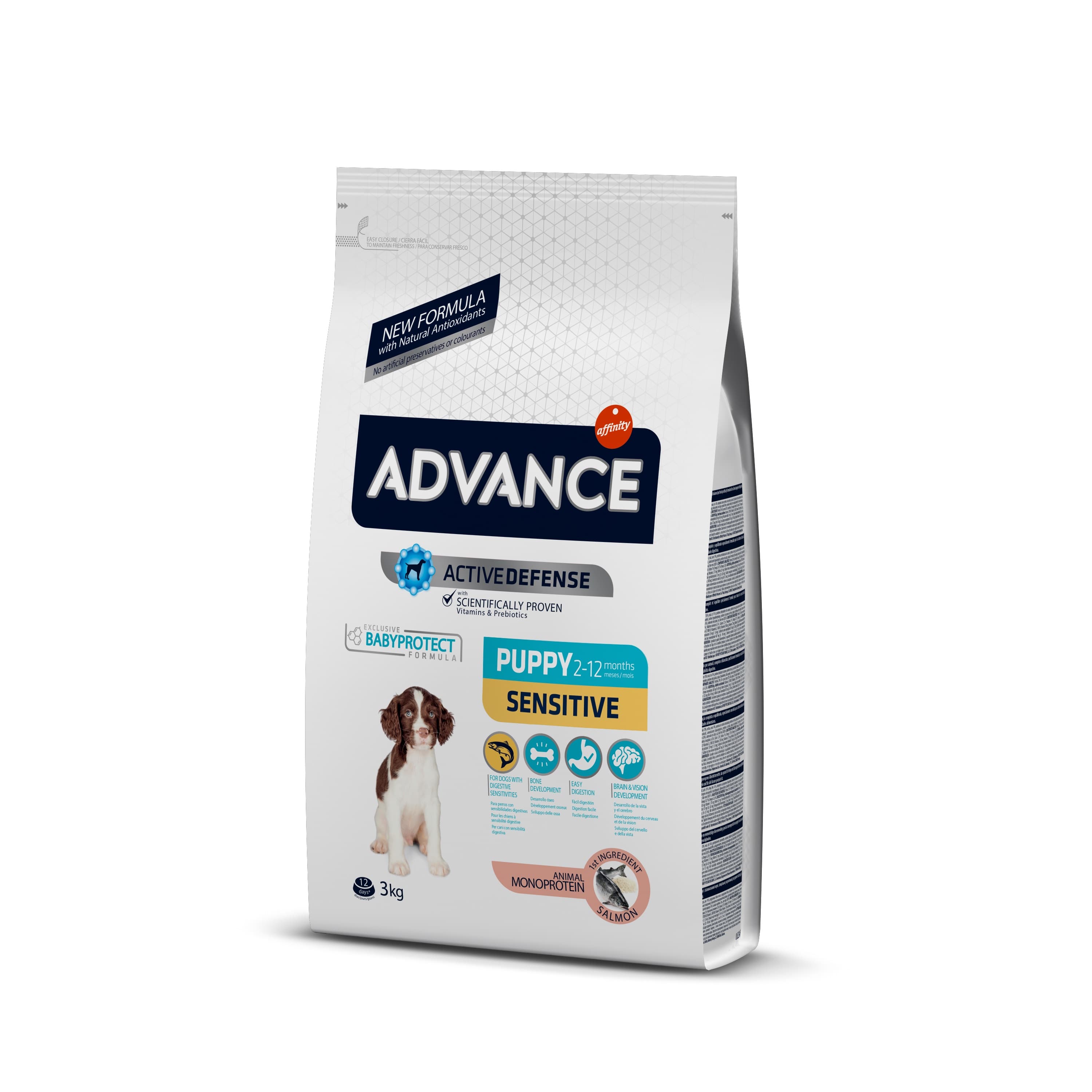 Advance Dog Sensitive для собак с лососем - 3 кг