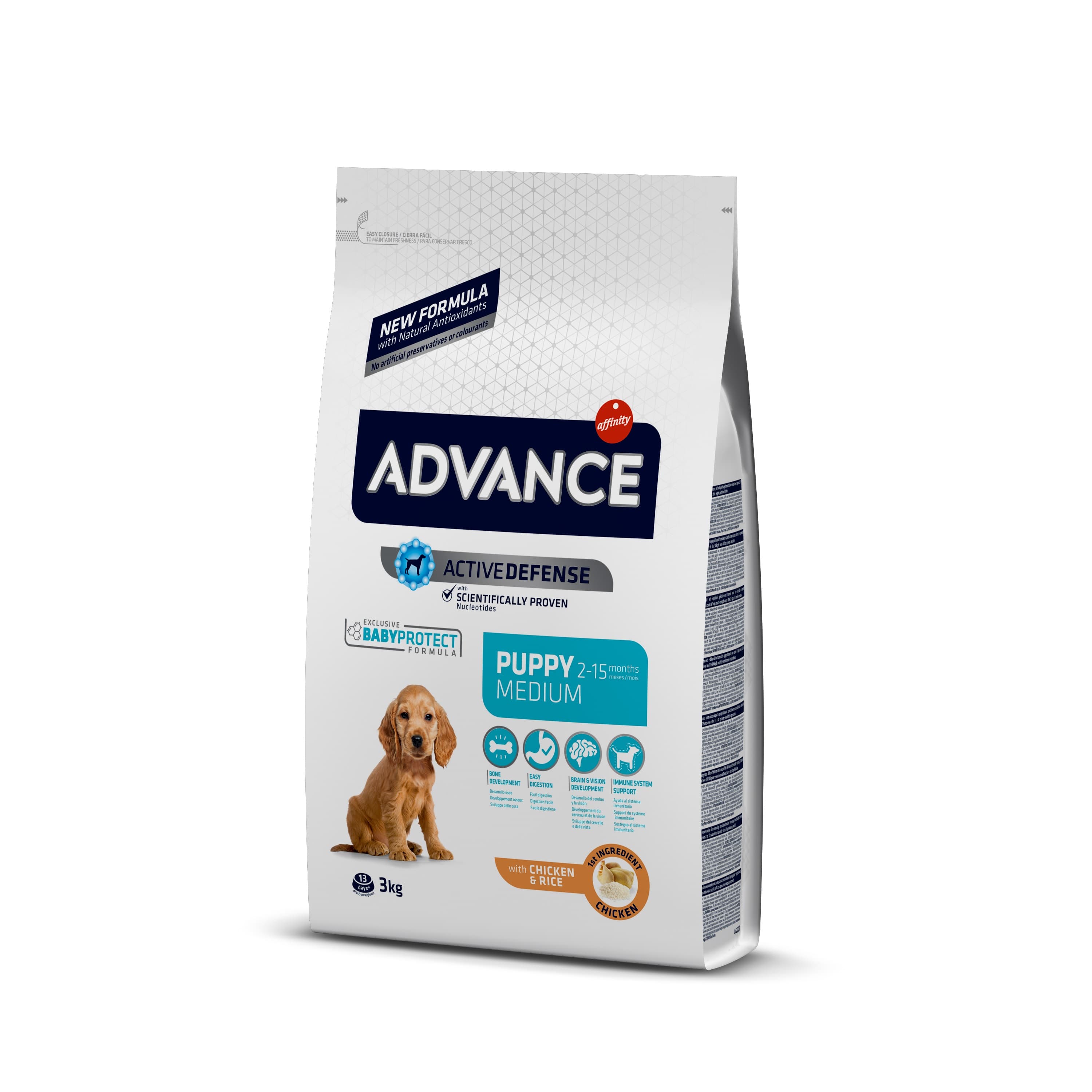 Advance Medium Puppy для щенков средних пород - 3 кг