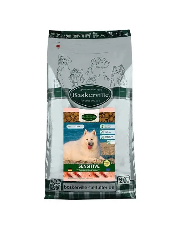 Baskerville Dog Sensitive сухой корм с говядиной и курицей для взрослых собак с чувствительным пищеварением - 20 кг