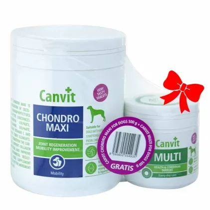 Canvit Chondro Maxi for Dogs 500 g + Canvit Multi for Dogs 100 g