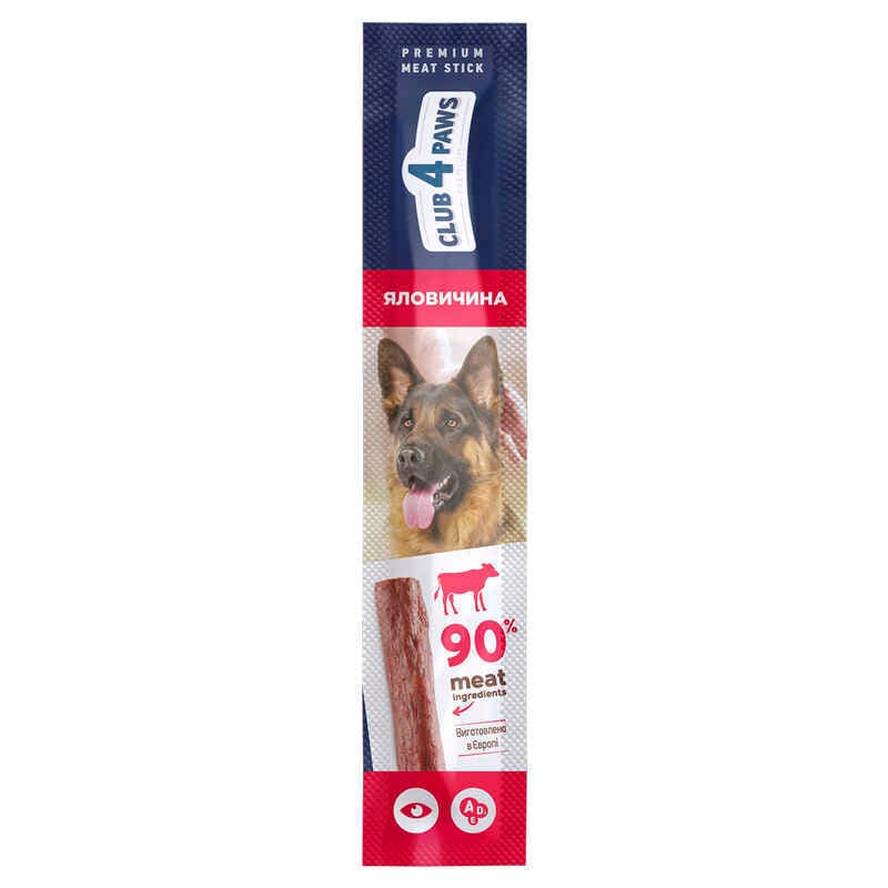 Club 4 Paws Premium Meat Stick Beef мясная палочка Говядина для собак - 12 г