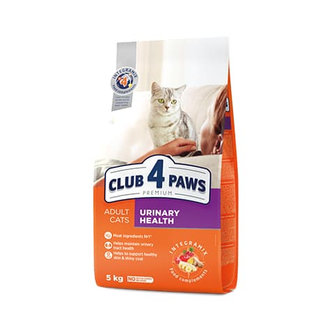 Club 4 Paws Premium Urinary Health Adult Cat Chicken сухой корм с курицей для поддержания здоровья мочевыводящих путей кошек - 5 кг