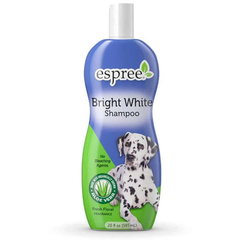 Espree Bright White Shampoo яркий белый шампунь для белых и светлых расцветок для собак и кошек – 591 мл
