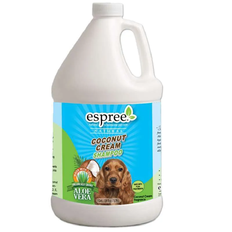 Espree Coconut Cream Shampoo кокосовый кремовый шампунь для собак с сухой кожей – 3,79 л