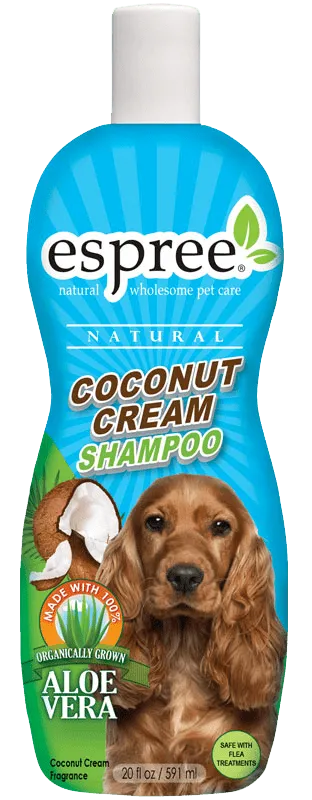 Espree Coconut Cream Shampoo кокосовый кремовый шампунь для собак с сухой кожей – 591 мл