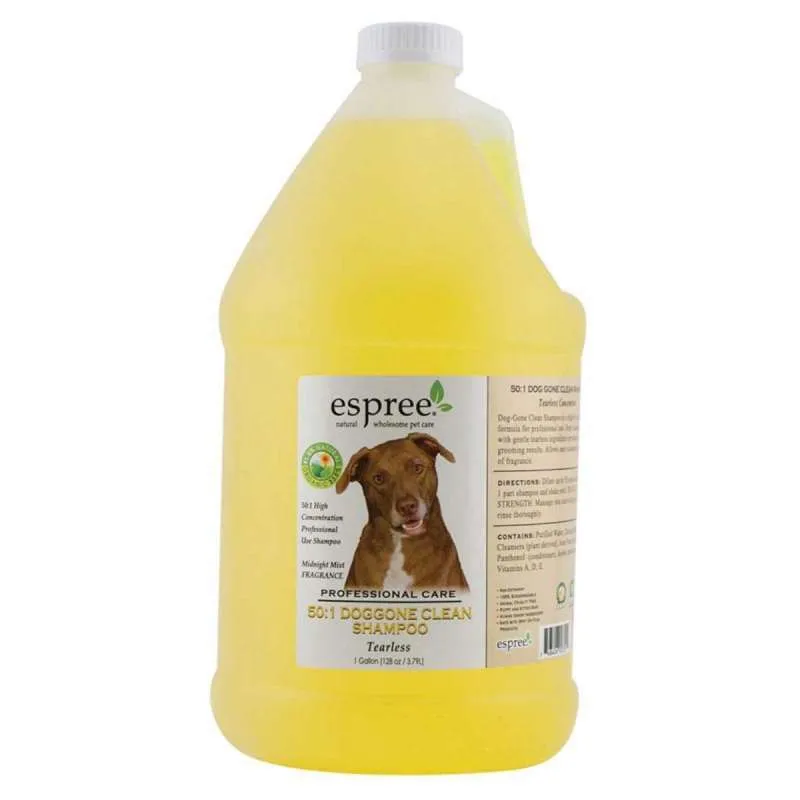 Espree Doggone Clean Shampoo суперконцентрированный шампунь для использования профессиональными грумерами для собак – 3,79 л