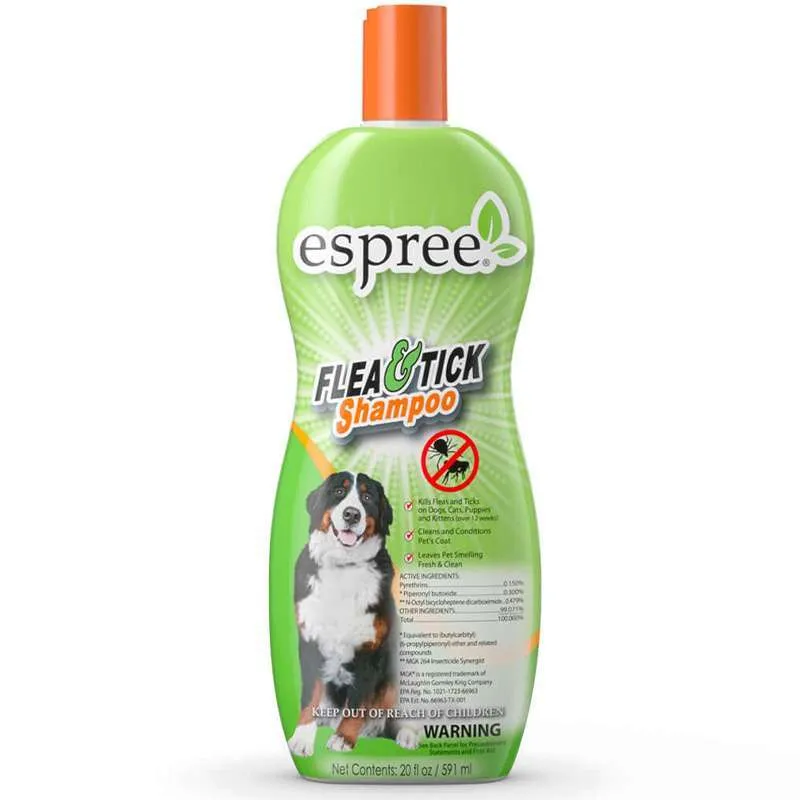 Espree Flea & Tick Oat Shampoo репеллентный шампунь для собак – 591 мл