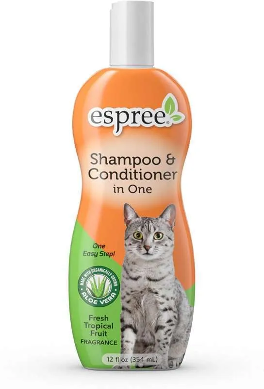 Espree Shampoo & Conditioner in One for Cats шампунь и кондиционер в одном для кошек - 355 мл