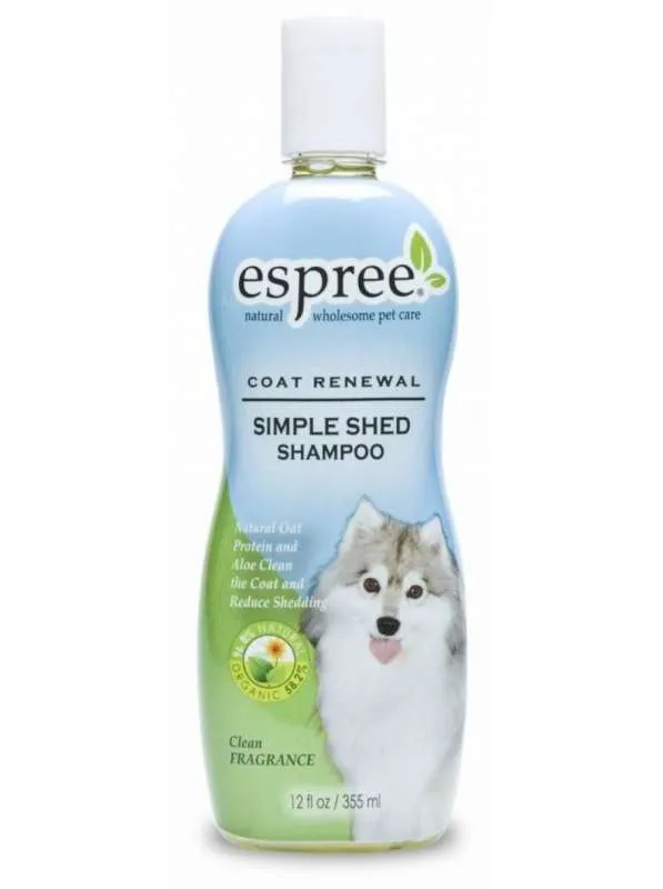 Espree Simple Shed Shampoo шампунь во время линьки "Без слез" для собак и кошек - 355 мл