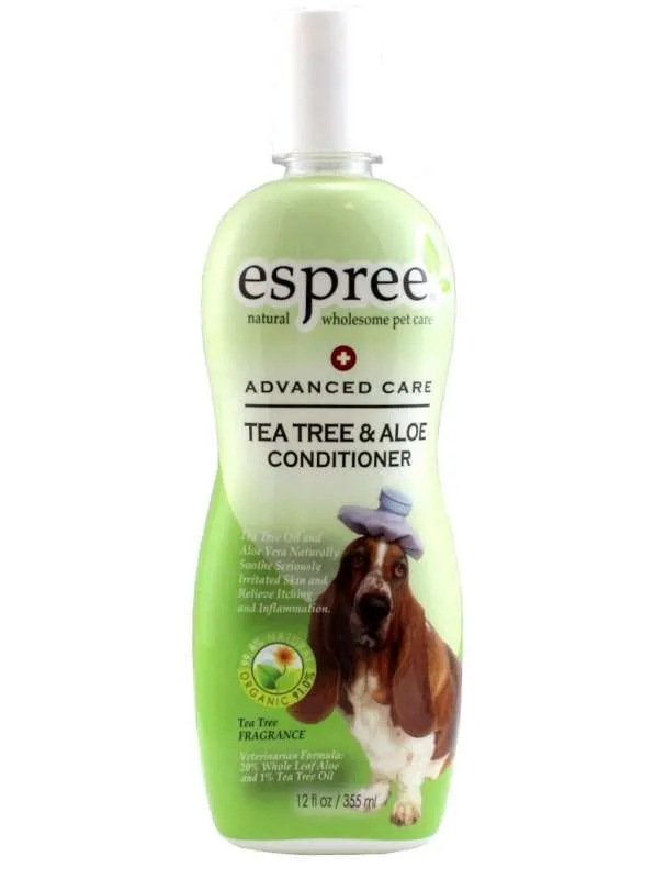 Espree Tea Tree & Aloe Shampoo шампунь с маслом чайного дерева и алоэ вера, при сухости кожи для собак – 355 мл