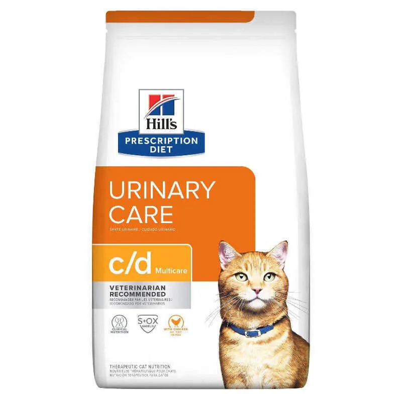 Hill's Prescription Diet c/d Multicare Urinary Care сухий корм дієтичний з куркою для кішок із захворюваннями сечовивідних шляхів – 3 кг