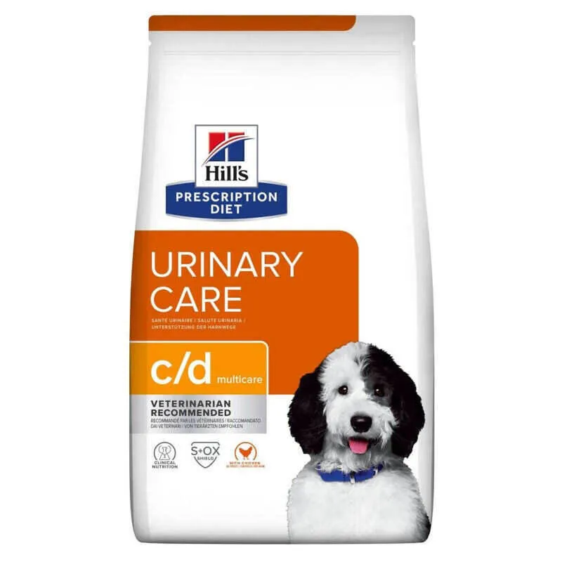 Hill's Prescription Diet c/d Multicare Urinary Care сухий корм дієтичний з куркою для собак при захворюваннях сечовивідних шляхів – 4 кг