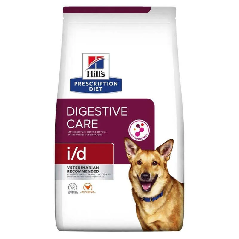 Hill's Prescription Diet i/d Digestive (ActivBiome+) сухий корм дієтичний з куркою для собак із захворюванням шлунково–кишкового тракту – 12 кг