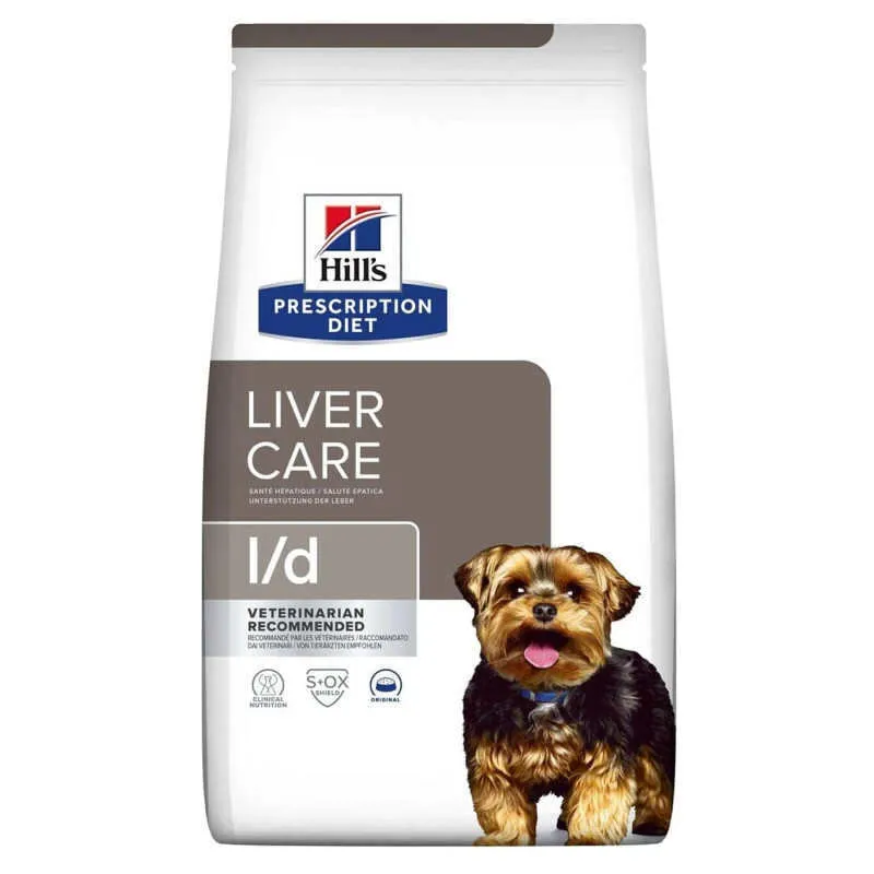 Hill's Prescription Diet l/d Liver Care сухой диетический корм для собак при заболеваниях печени – 1,5 кг