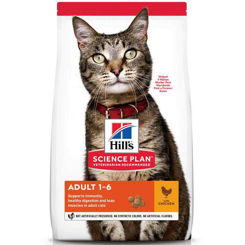Hill's Science Plan Adult with Chicken сухий корм з куркою для дорослих кішок – 1,5 кг