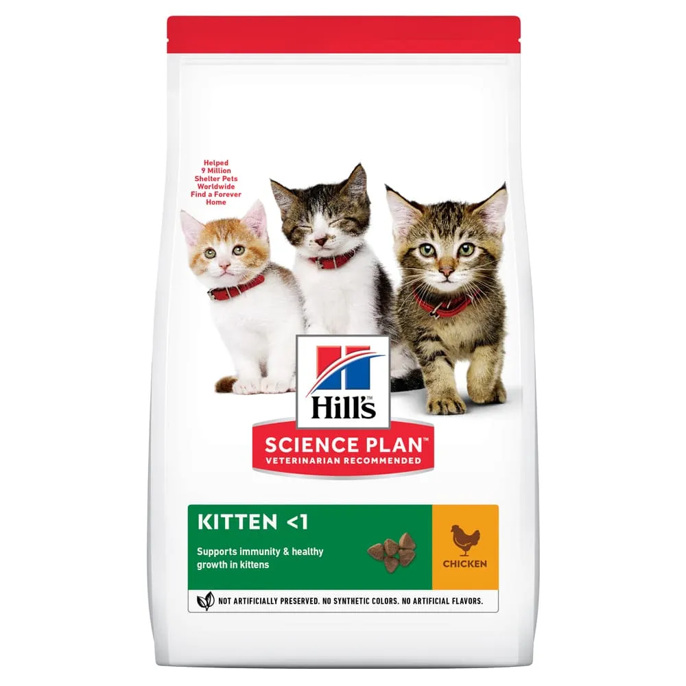 Hill's Science Plan Kitten Chicken сухой корм с курицей для котят (до 1 года) – 3 кг