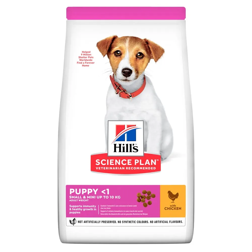 Hill's Science Plan Puppy Small&Mini with Chicken сухой корм с курицей для щенков малых и миниатюрных пород – 3 кг