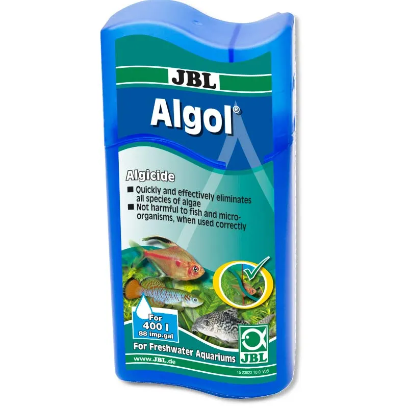 JBL Algol кондиционер для борьбы с водорослями в пресноводном аквариуме (на 400 л) – 100 мл