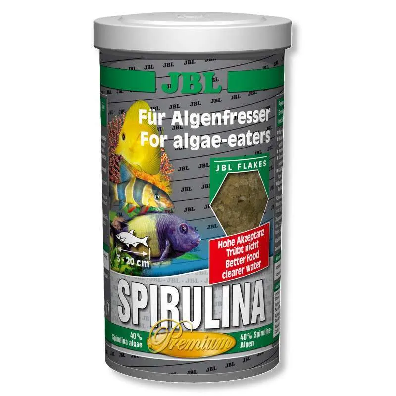 JBL Spirulina основной корм премиум-класса для водорослеидов – 1 л