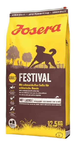 Josera Festival сухой корм с лососем для привередливых собак – 12,5 кг