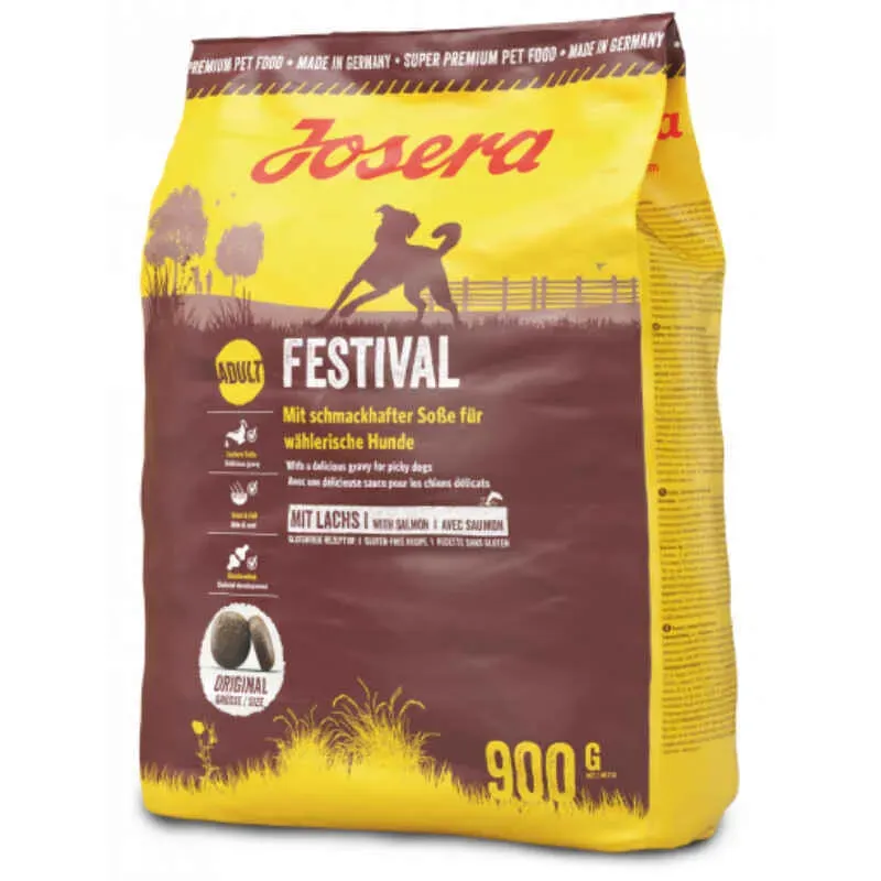 Josera Festival сухой корм с лососем для привередливых собак – 900 г