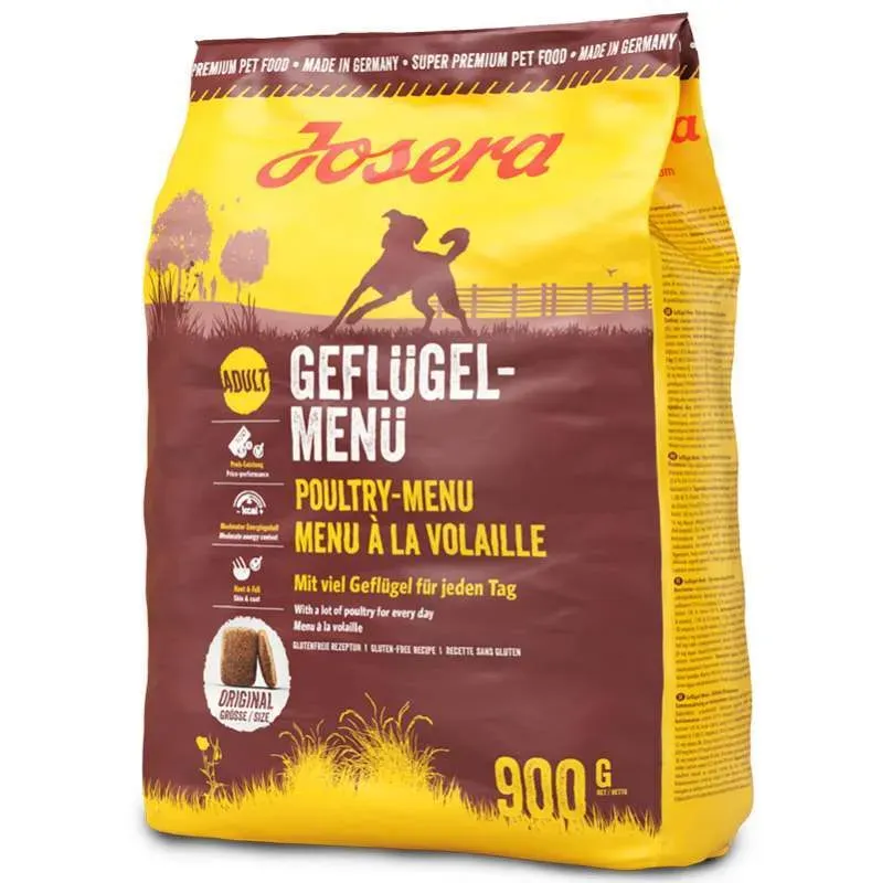 Josera Geflugel-Menu сухой корм с домашней птицей для собак – 900 г