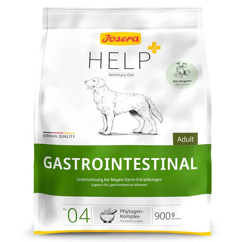 Josera Help Dog GastroIntestinal ветеринарная диета с домашней птицей для компенсации недостаточного пищеварения у собак – 900 г