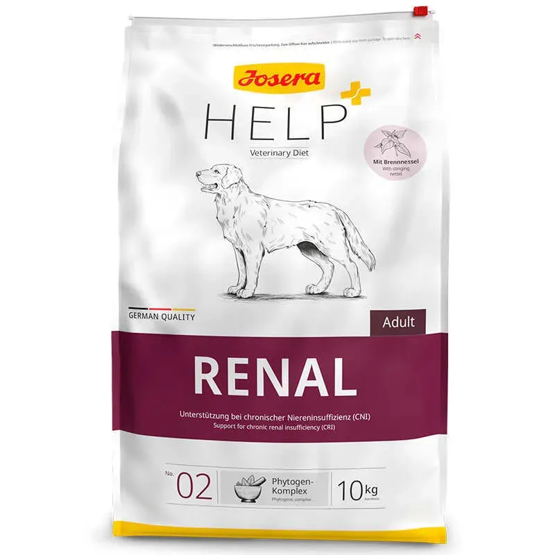 Josera Help Dog Renal ветеринарная диета с домашней птицей для собак с хронической почечной недостаточностью – 10 кг