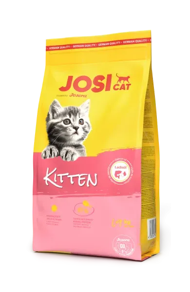 Josera JosiCat Kitten сухой корм с домашней птицей для котят, беременных кошек и мам, выращивающих малышей - 1,9 кг
