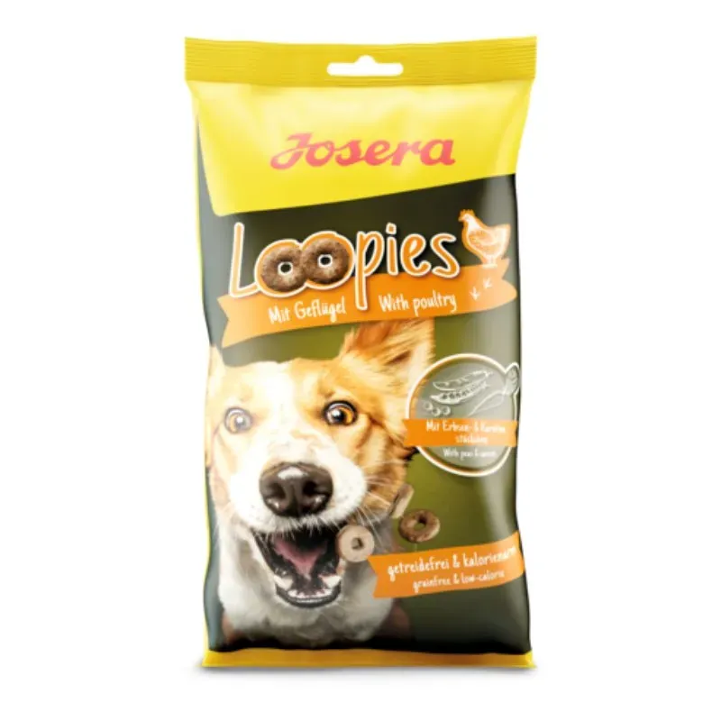 Josera Loopies mit Gefluegel (with poultry) лакомство для собак с домашней птицей - 150 г