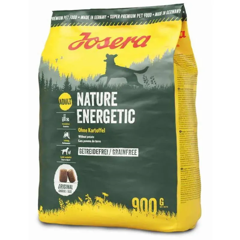 Josera Nature Energetic сухой беззерновой корм для активных взрослых собак – 900 г