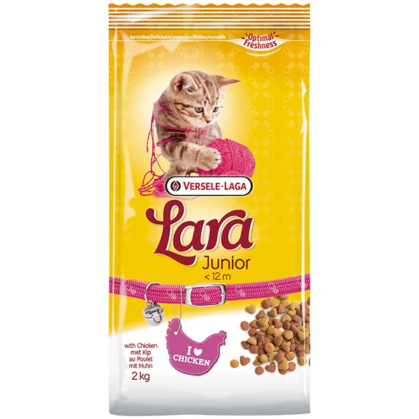 Lara Junior сухий корм з куркою для кошенят - 2 кг