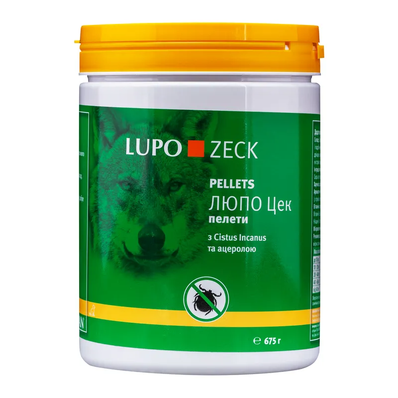 Luposan LUPO ZECK Pellets натуральная добавка для собак, защита против клещей (пелетты) - 675 г
