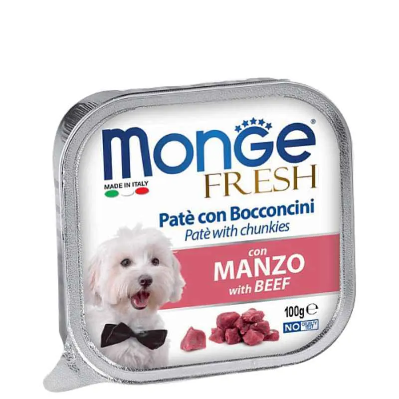 Monge Dog Wet FRESH Beef вологий кормт з яловичиною для собак (паштет) - 100 г