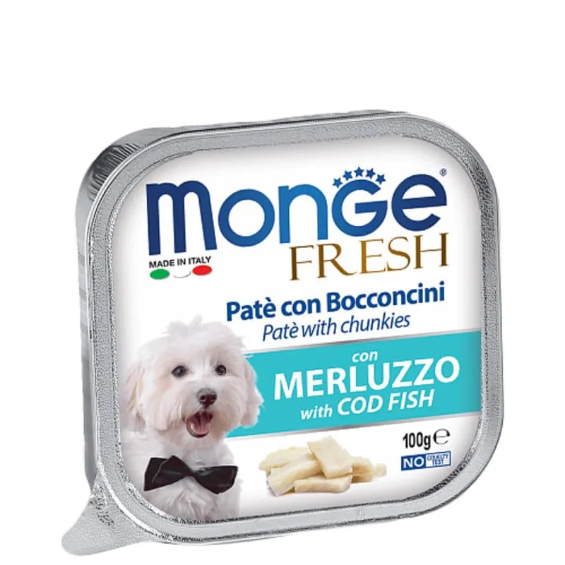 Monge Dog Wet FRESH Cod Fish вологий корм з тріскою для собак (паштет) - 100 г