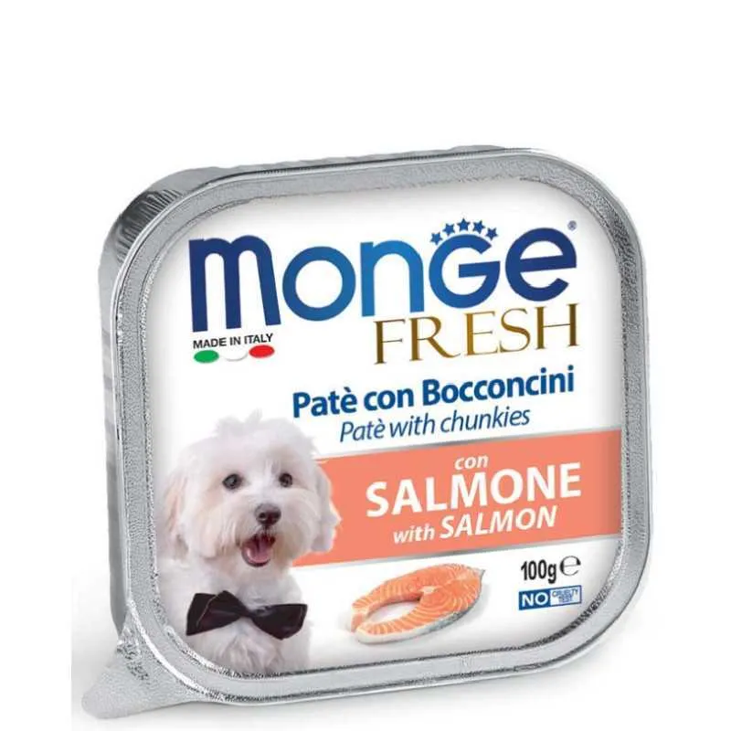 Monge Dog Wet FRESH Salmon вологий корм з лососем для собак (паштет) - 100 г
