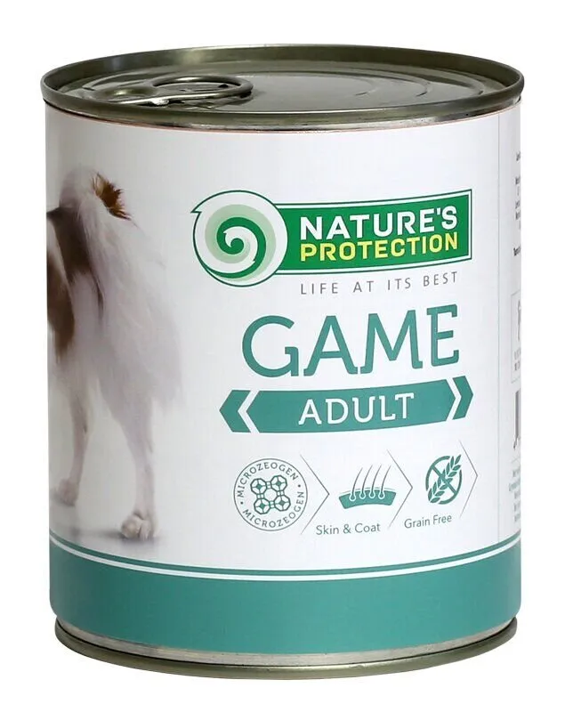 Nature's Protection Adult Game вологий корм для собак, дорослих усіх порід - 400 г