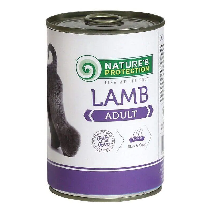 Nature's Protection Adult Lamb вологий корм з м'ясом ягняти для дорослих собак всіх порід - 800 г