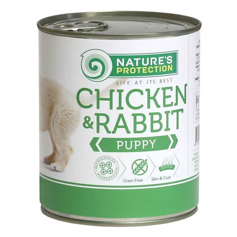 Nature's Protection Puppy Chicken&Rabbit вологий корм для цуценят, з куркою - 400 г