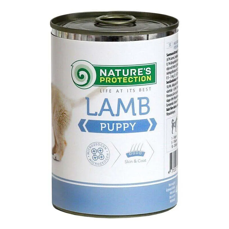 Nature's Protection Puppy Lamb вологий корм з м'ясом ягняти для цуценят - 800 г