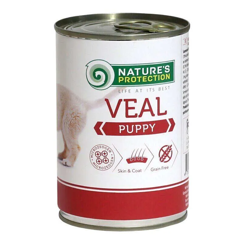 Nature's Protection Puppy Veal вологий корм з м'ясом телятини для цуценят - 800 г