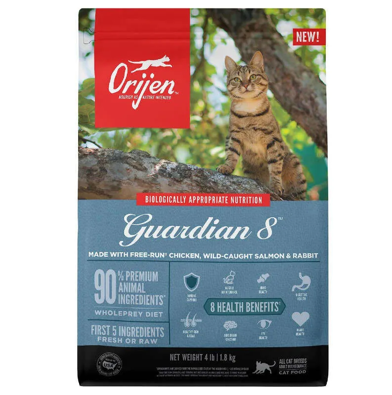 Orijen Cat Guardian 8 сухой корм с мясом рыбы и птицы для кошек на всех стадиях жизни – 1,8 кг