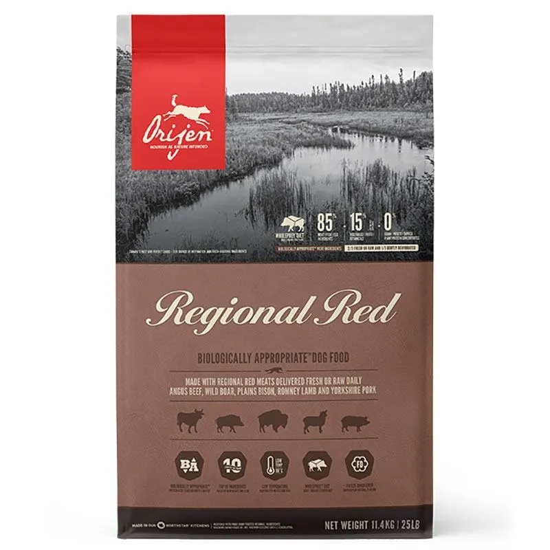 Orijen Regional Red Dog сухой корм с говядиной для собак разных пород на всех стадиях жизни – 11,4 кг