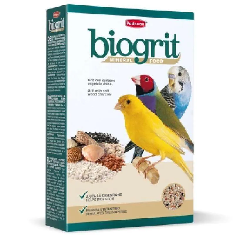 Padovan Biogrit минеральная подкормка для экзотических птиц - 700 г