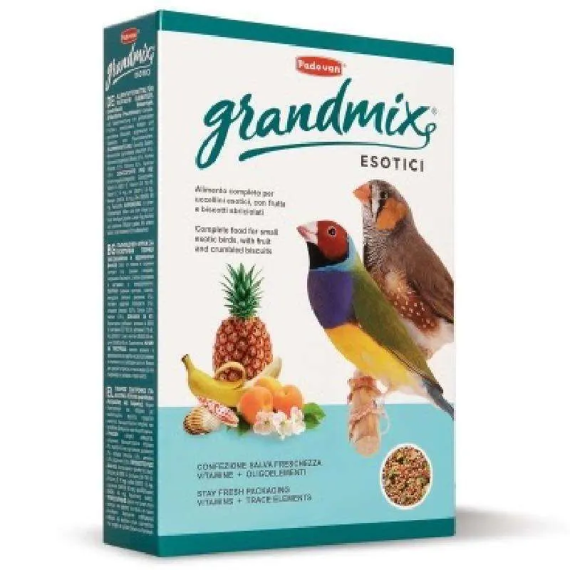 Padovan Grandmix Esotici основной корм для экзотических птиц – 400 г