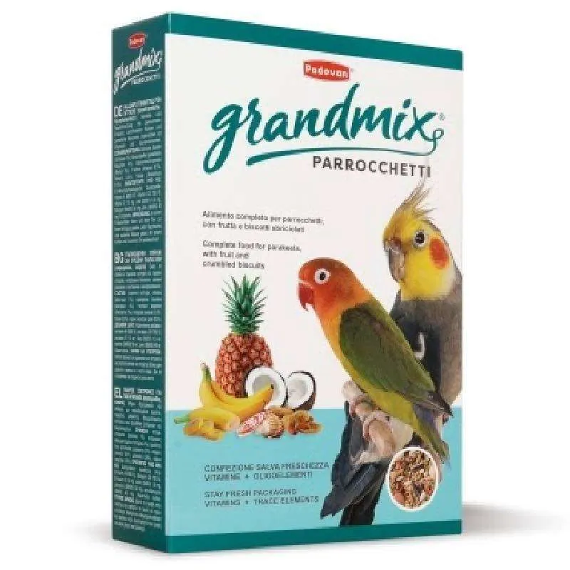 Padovan Grandmix Рarrocchetti основной корм для средних попугаев – 400 г