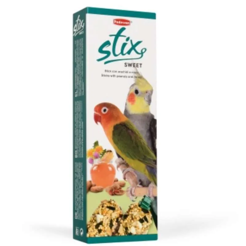 Padovan Stix Fruit parrocchetti зерновая палочка с фруктами – 100 г
