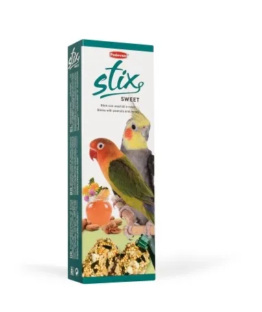 Padovan Stix Sweet Parrocchetti лакомство на палочке для взрослых попугаев – 100 г